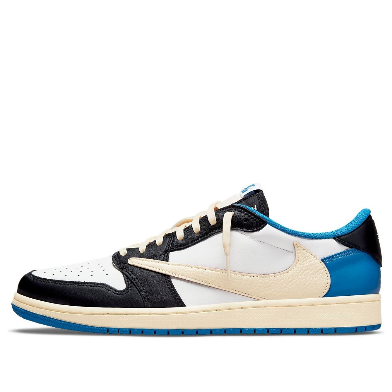 main-square_f560e763-15f8-4858-82b5-875c101531dc Air Jordan 1 Retro لو x Fragment Design x Travis Scott x 'Sail Black Military Blue' - Image 1