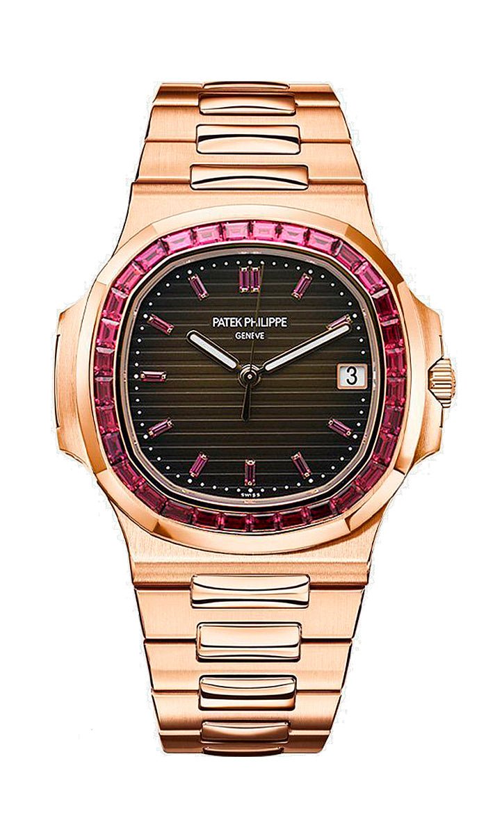 Patek Philippe Nautilus Luxury Designer Watch - Rose Gold Bezel 5723