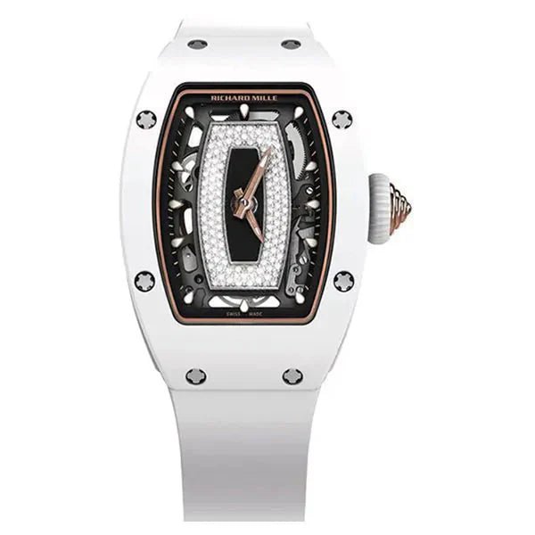 Richard Mille RM 7-01 White Ceramic Luxury Designer Watch