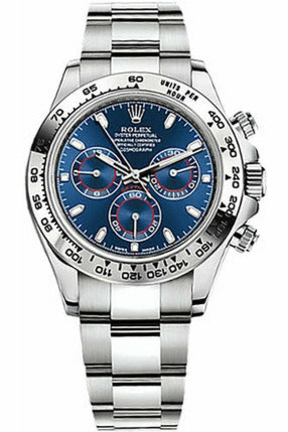 Rolex Cosmograph Daytona Luxury Designer Watch - Blue 116509