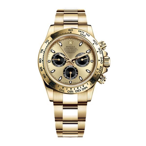 Rolex Cosmograph Daytona Luxury Designer Watch - Yellow Gold