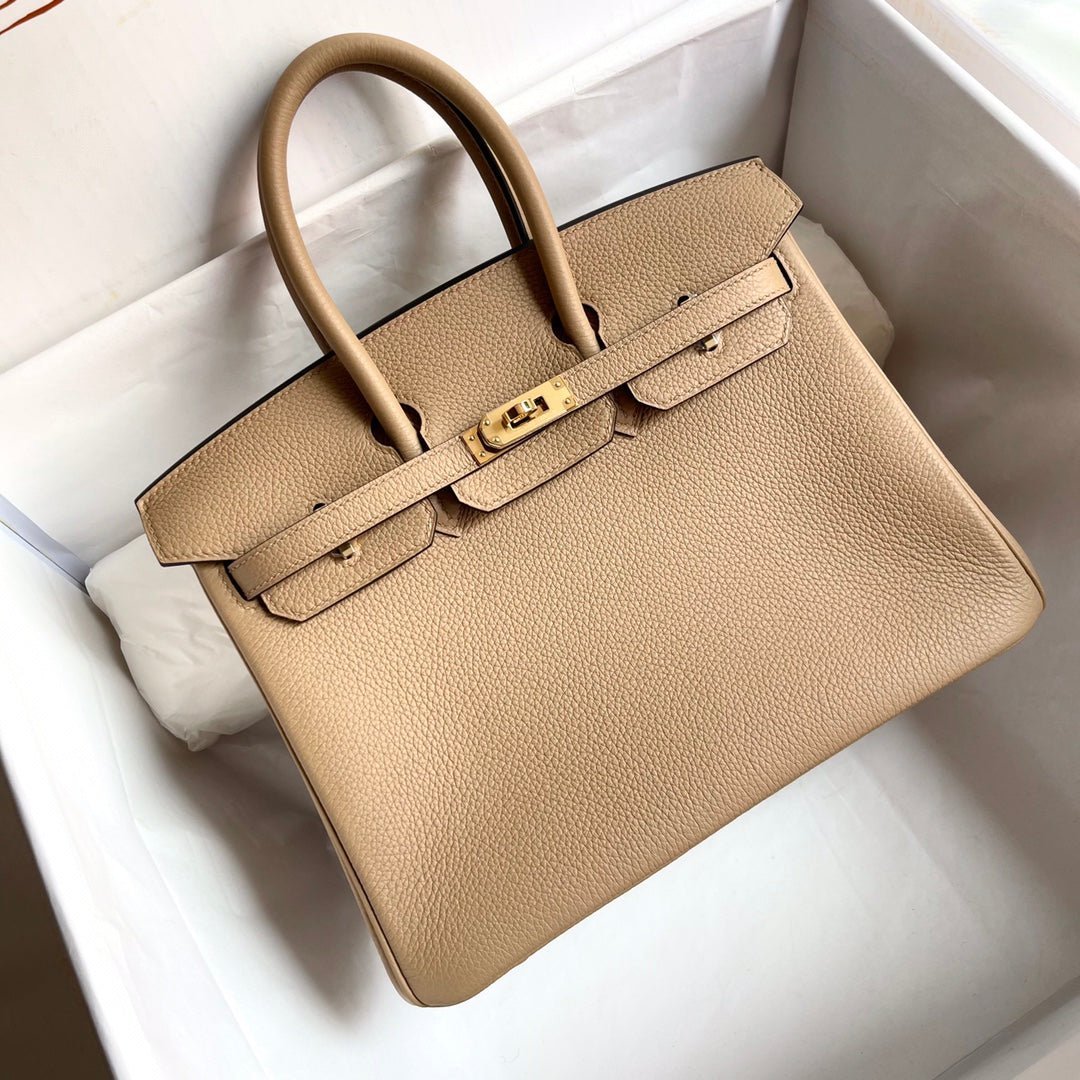 HM BIRKIN 25CM BEIGE TOGO LEATHER GOLD HARDWARE - Image 10