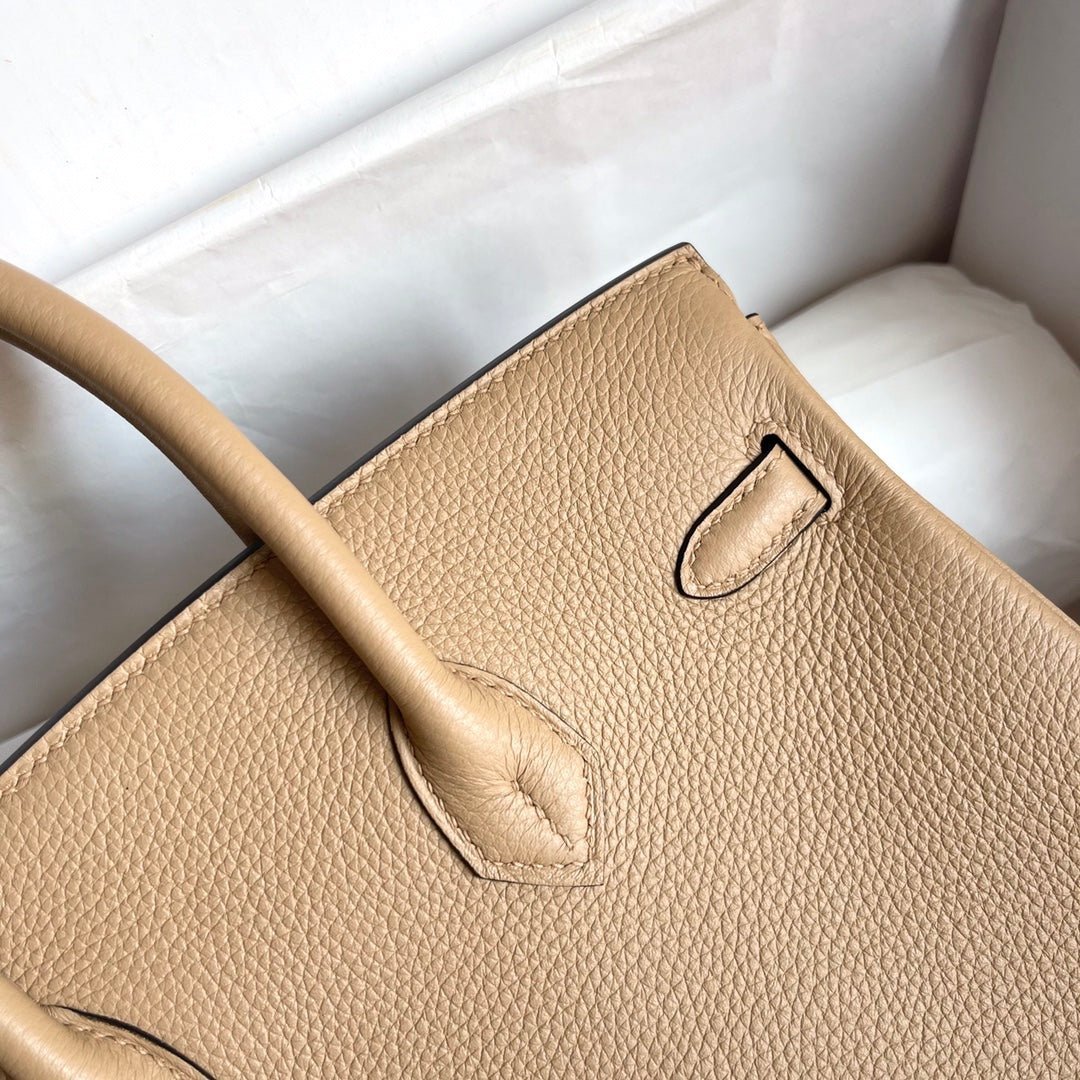 HM BIRKIN 25CM BEIGE TOGO LEATHER GOLD HARDWARE - Image 4