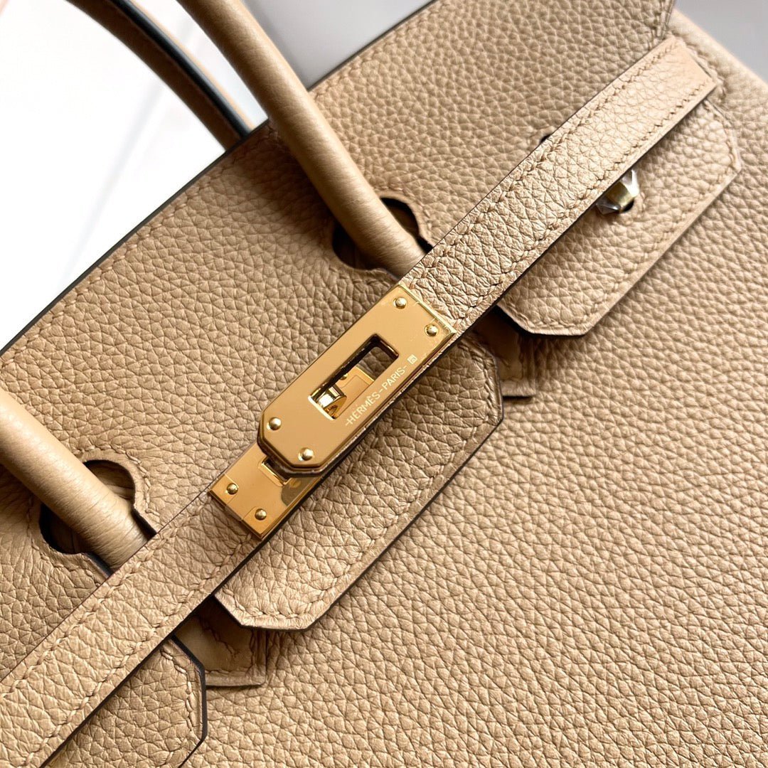 HM BIRKIN 25CM BEIGE TOGO LEATHER GOLD HARDWARE - Image 14