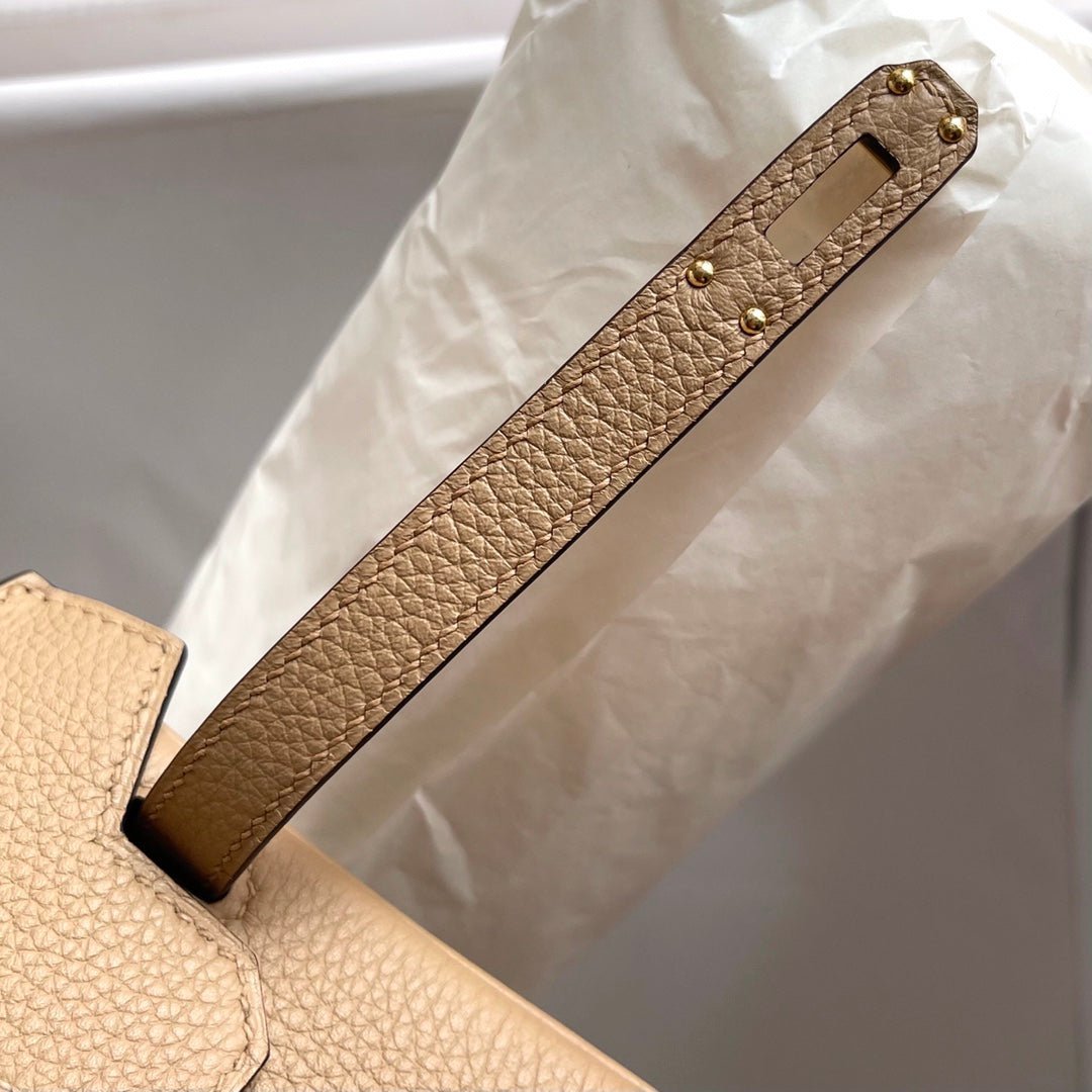 HM BIRKIN 25CM BEIGE TOGO LEATHER GOLD HARDWARE - Image 6