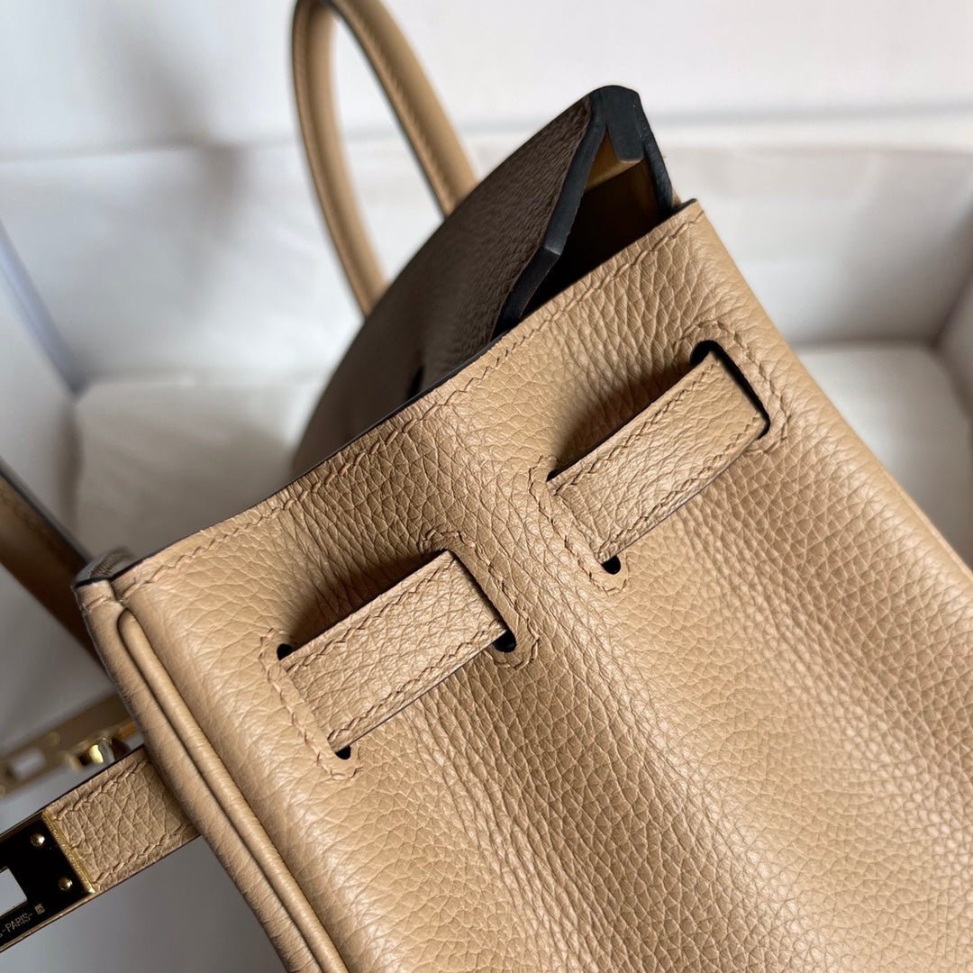 HM BIRKIN 25CM BEIGE TOGO LEATHER GOLD HARDWARE - Image 7