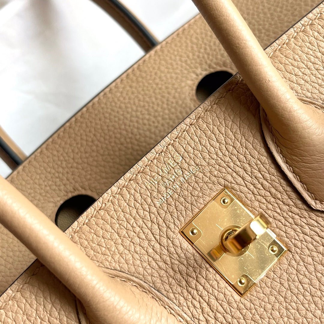 HM BIRKIN 25CM BEIGE TOGO LEATHER GOLD HARDWARE - Image 8