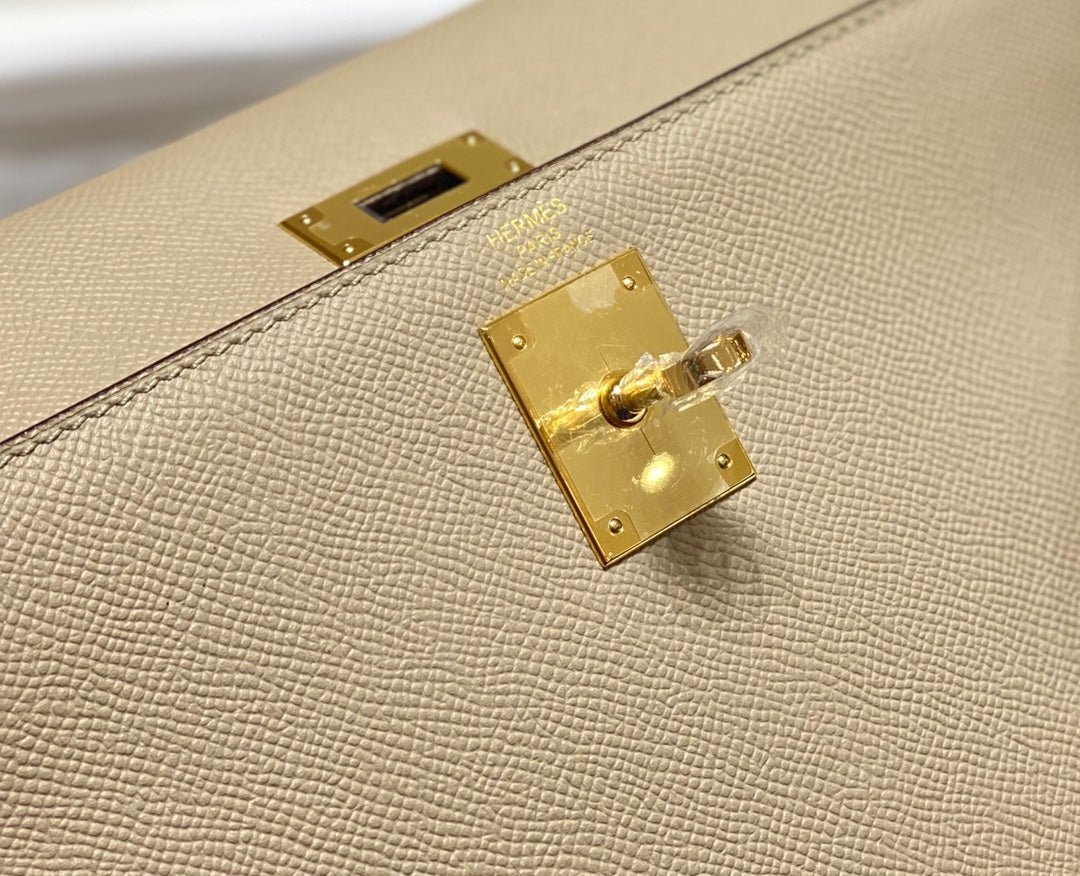 KELLY 28CM IN TRENCH EPSOM CALFSKIN GOLD HARDWARE - Image 8