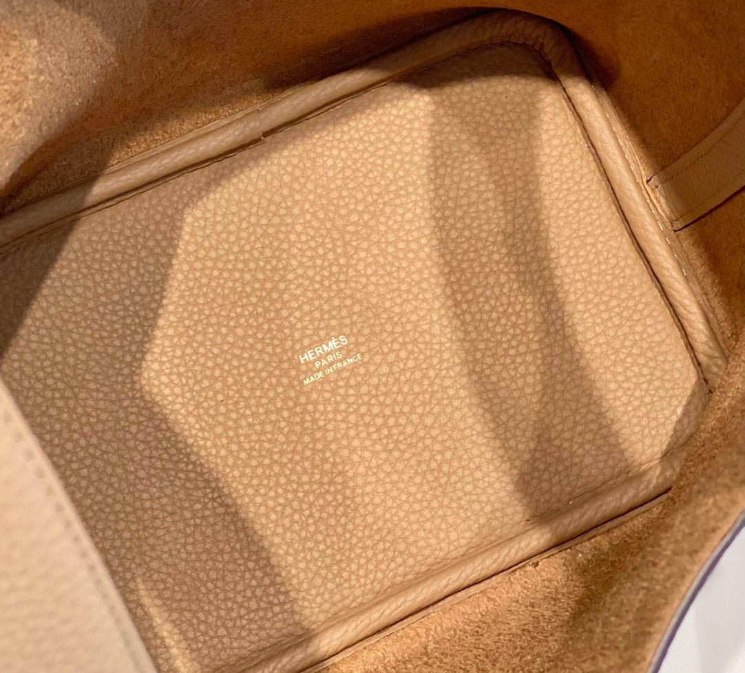 picotin lock 18 beige togo ghw - Image 7