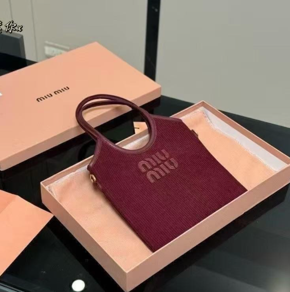 Dark Cherry 20cm Luxury Iconic Designer Bag