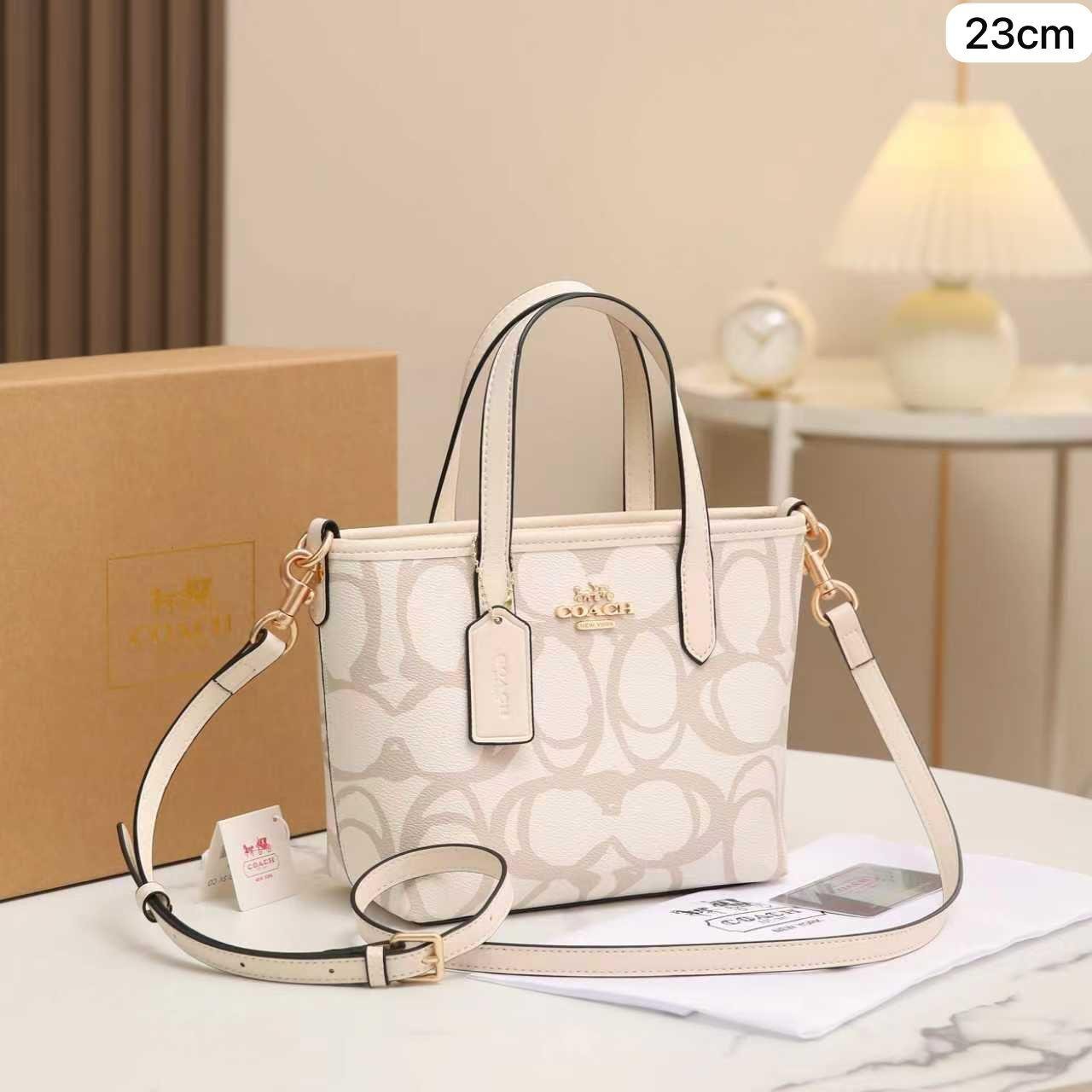 Pearl White 23cm Luxury Iconic Designer Bag