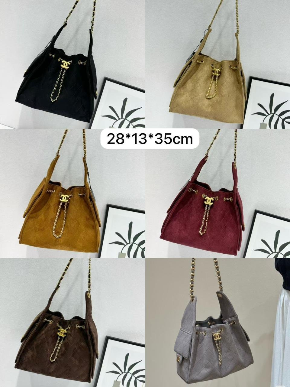 Wine Red 28 cm Luxury Iconic Designer Bag - Image 4