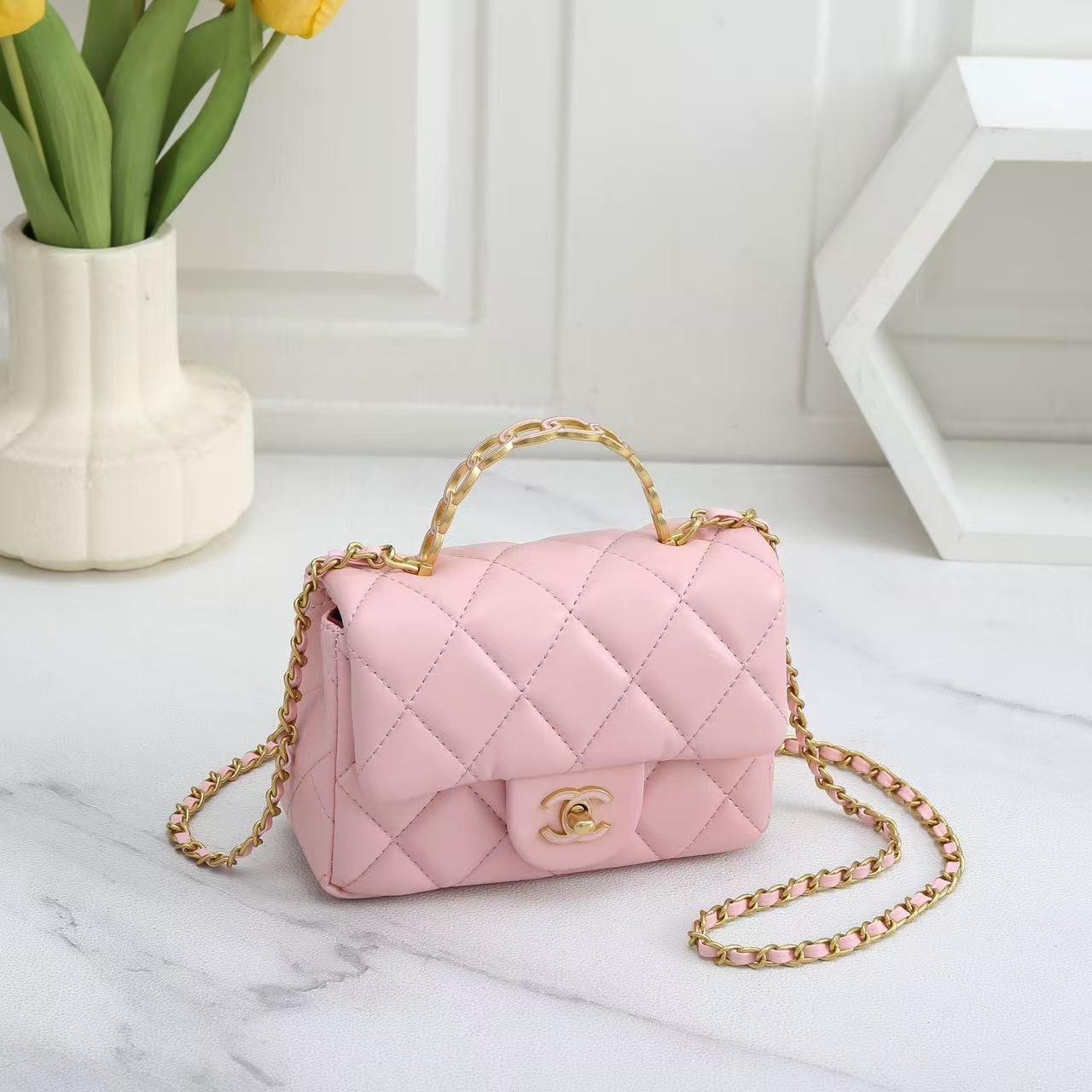 Pink Blush 18cm Luxury Iconic Designer Bag