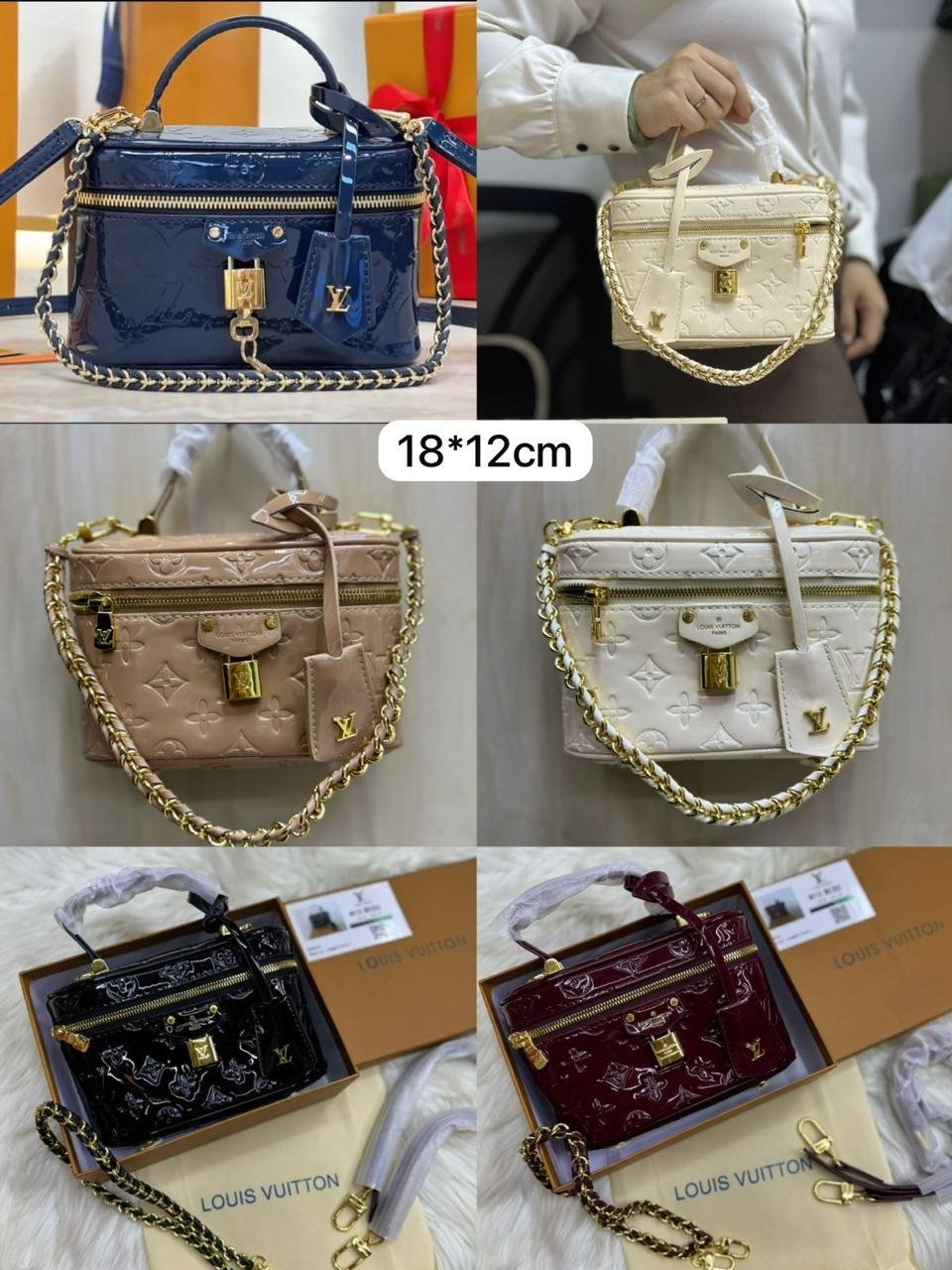 Ocean Noir 18cm Luxury Iconic Designer Bag - Image 5