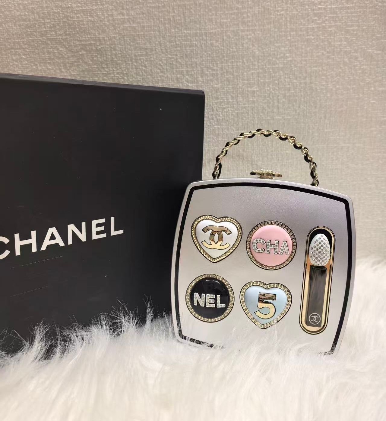 Cosmic Silver Collector’s Piece Luxury Iconic Designer Bag