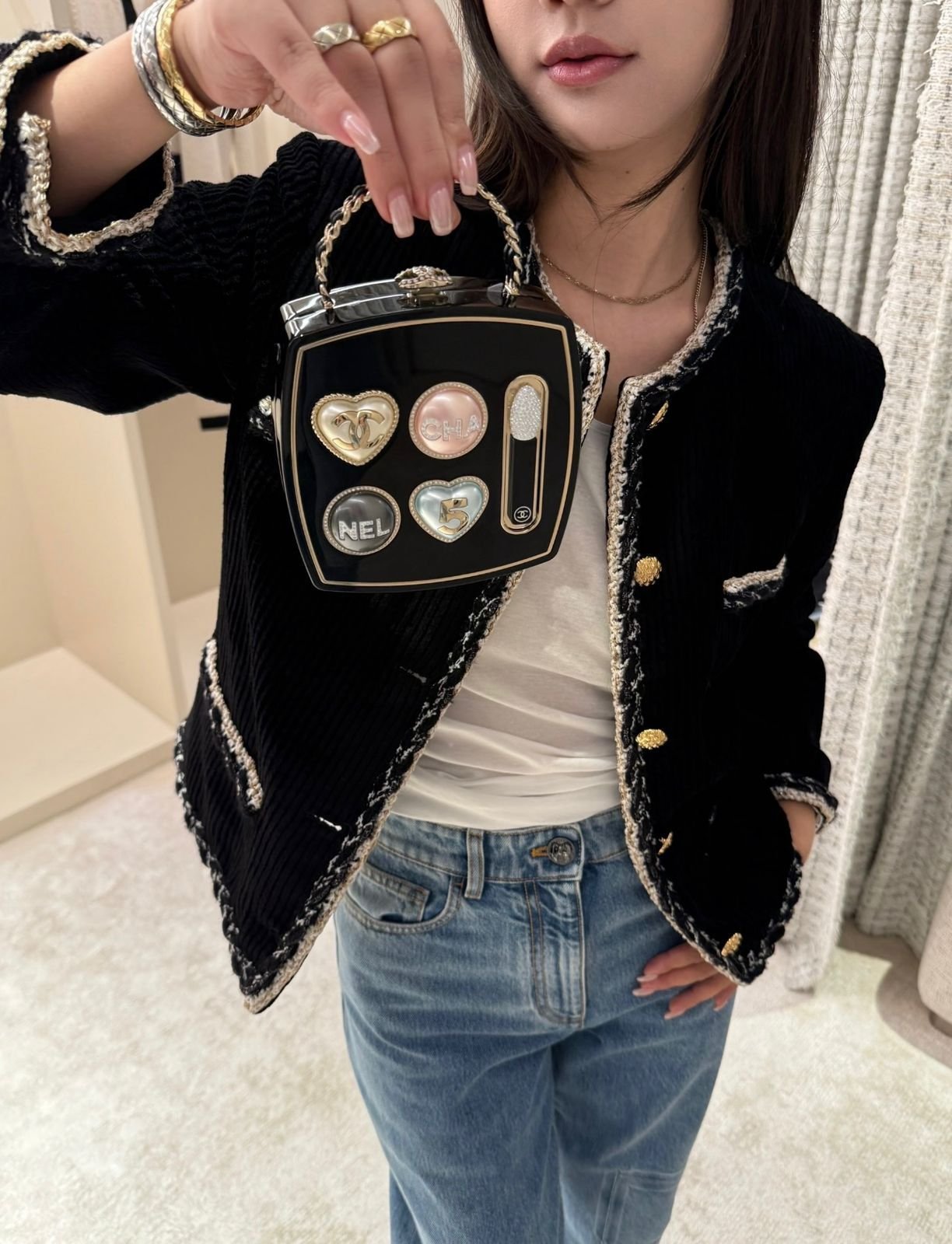 Cloudline Blue Collector’s Piece Luxury Iconic Designer Bag - Image 4