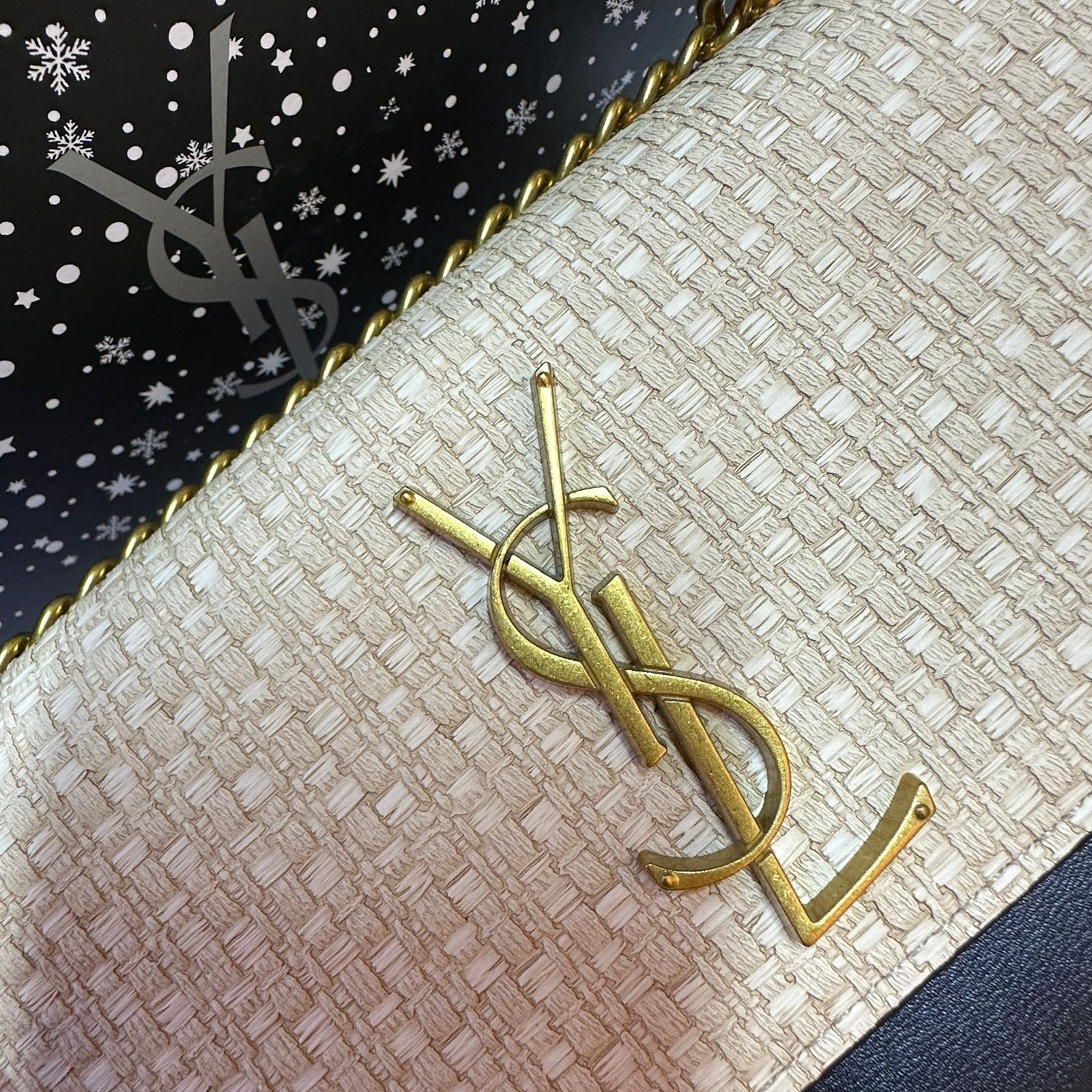 Midnight Gold 22cm Luxury Iconic Designer Bag - Image 2