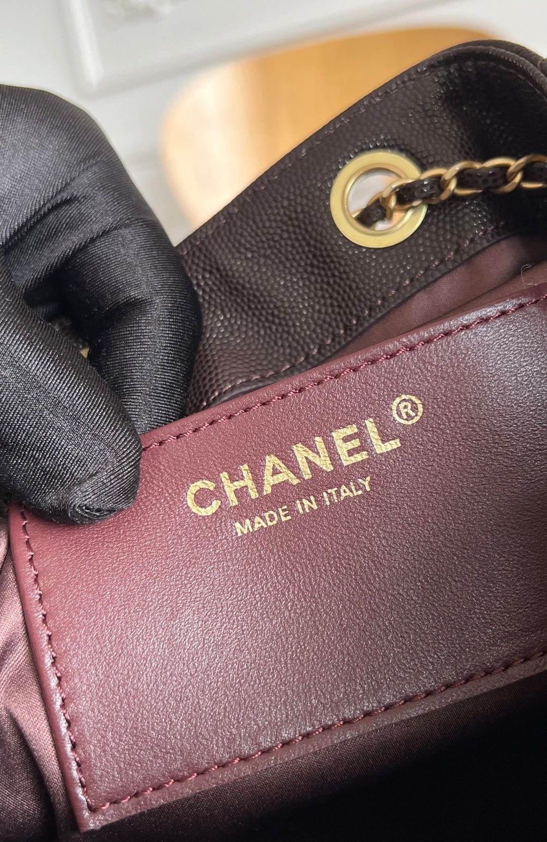 CHANEL 25S HOBO BAG 40 IN DARK EARTH BROWN CAVIAR WITH GOLD HARDWARE - Image 20
