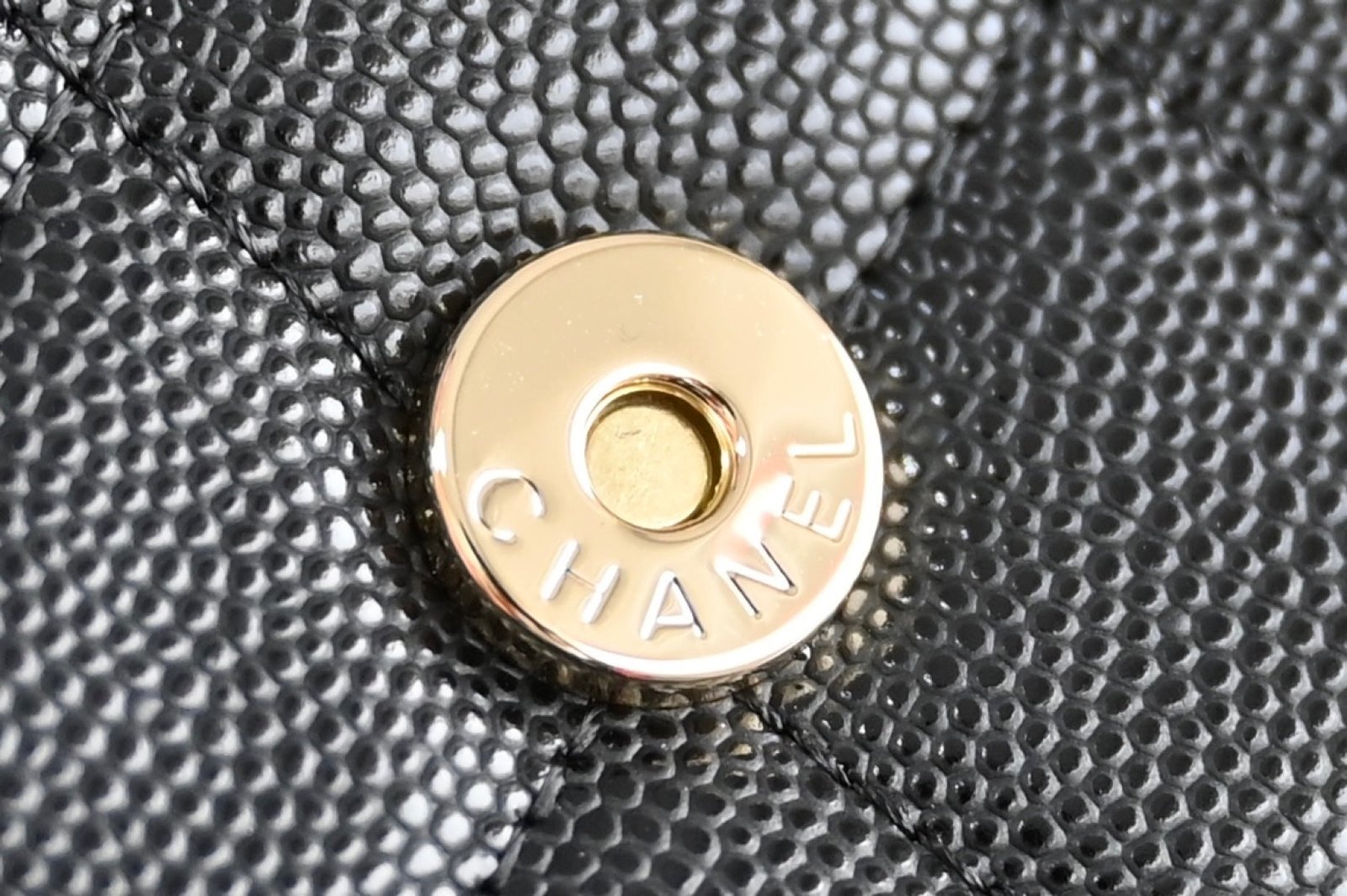 CHANEL 25S KELLY 14.5 CM IN BLACK LAMBSKIN - Image 3