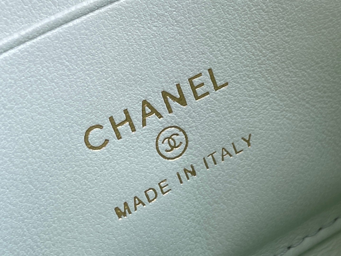CHANEL 25S KELLY 18 CM IN MINT GREEN LAMBSKIN - Image 7