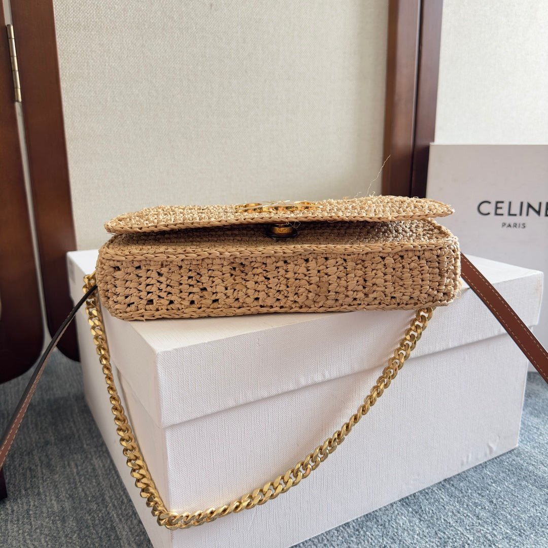 MULTIPOCHETTE BAG 23 IN BROWN RAFFIA - Image 5