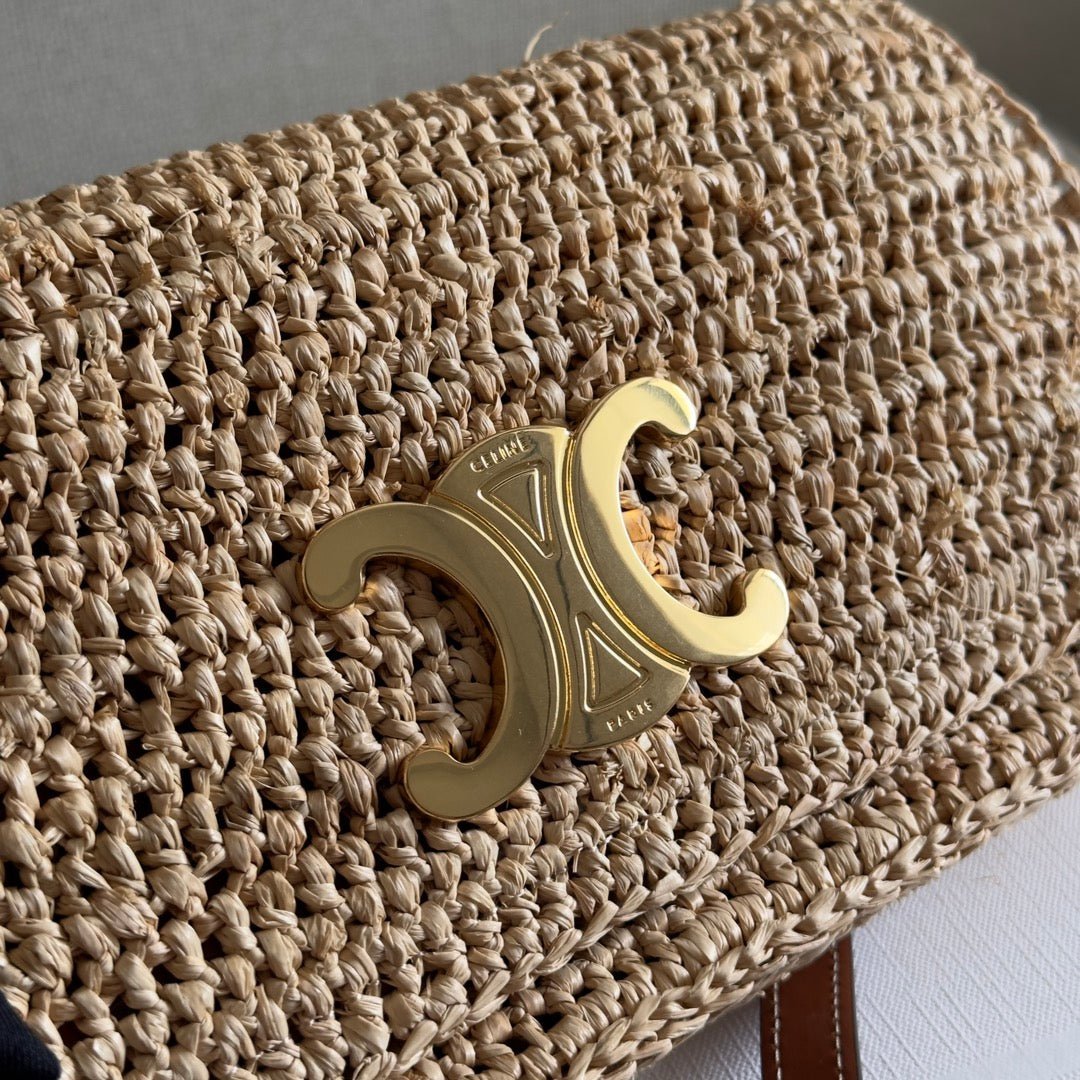 MULTIPOCHETTE BAG 23 IN BROWN RAFFIA - Image 15