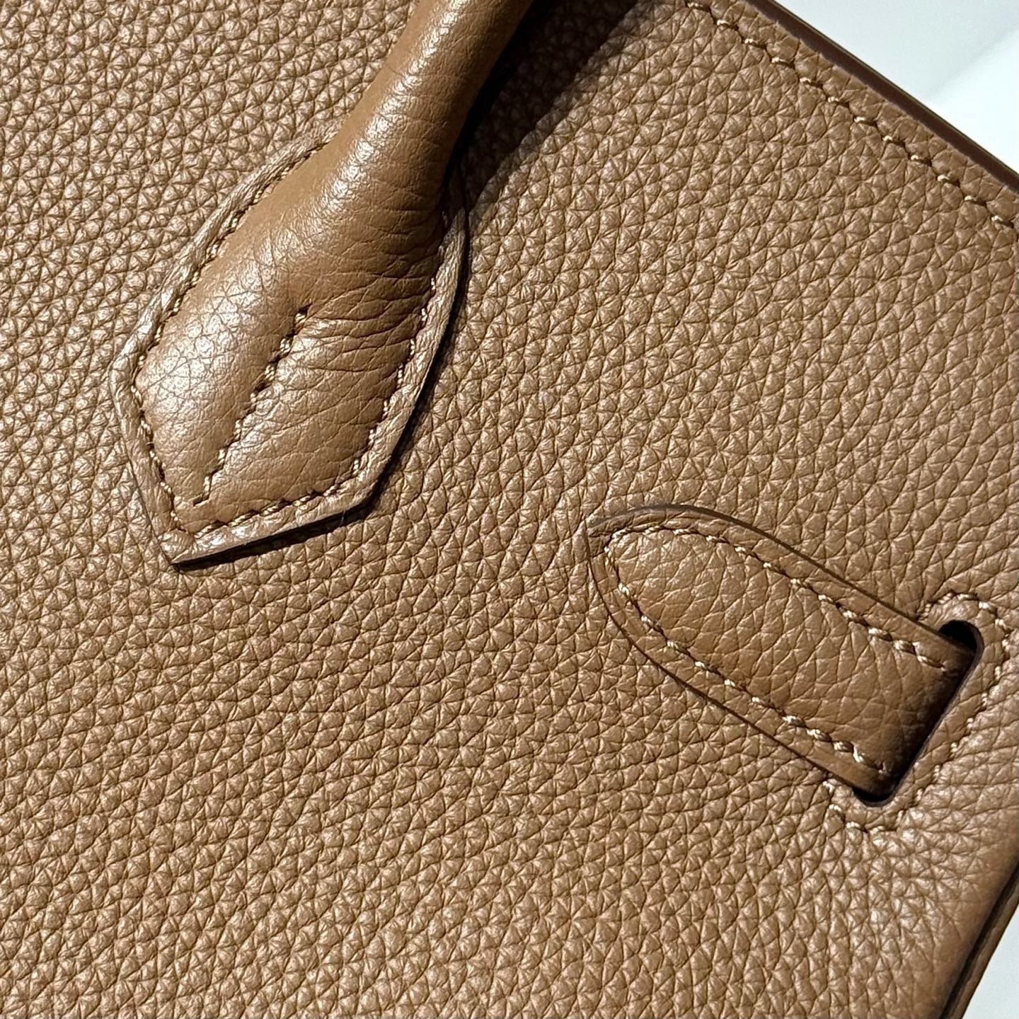 25S HERMES BIRKIN 30 IN COFFEE CALFSKIN GOLD HARDWARE - Image 16