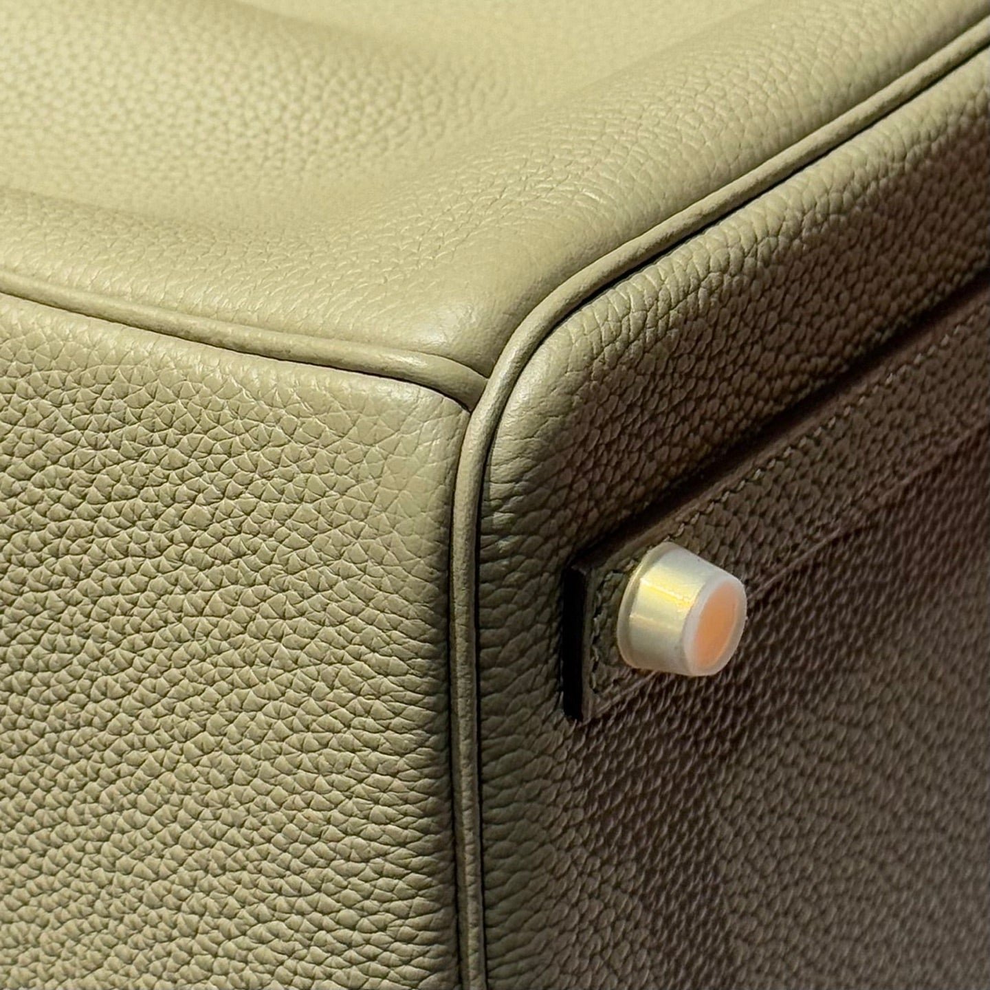25S HERMES BIRKIN 30 IN CROMWELL GRAY CALFSKIN GOLD HARDWARE - Image 9