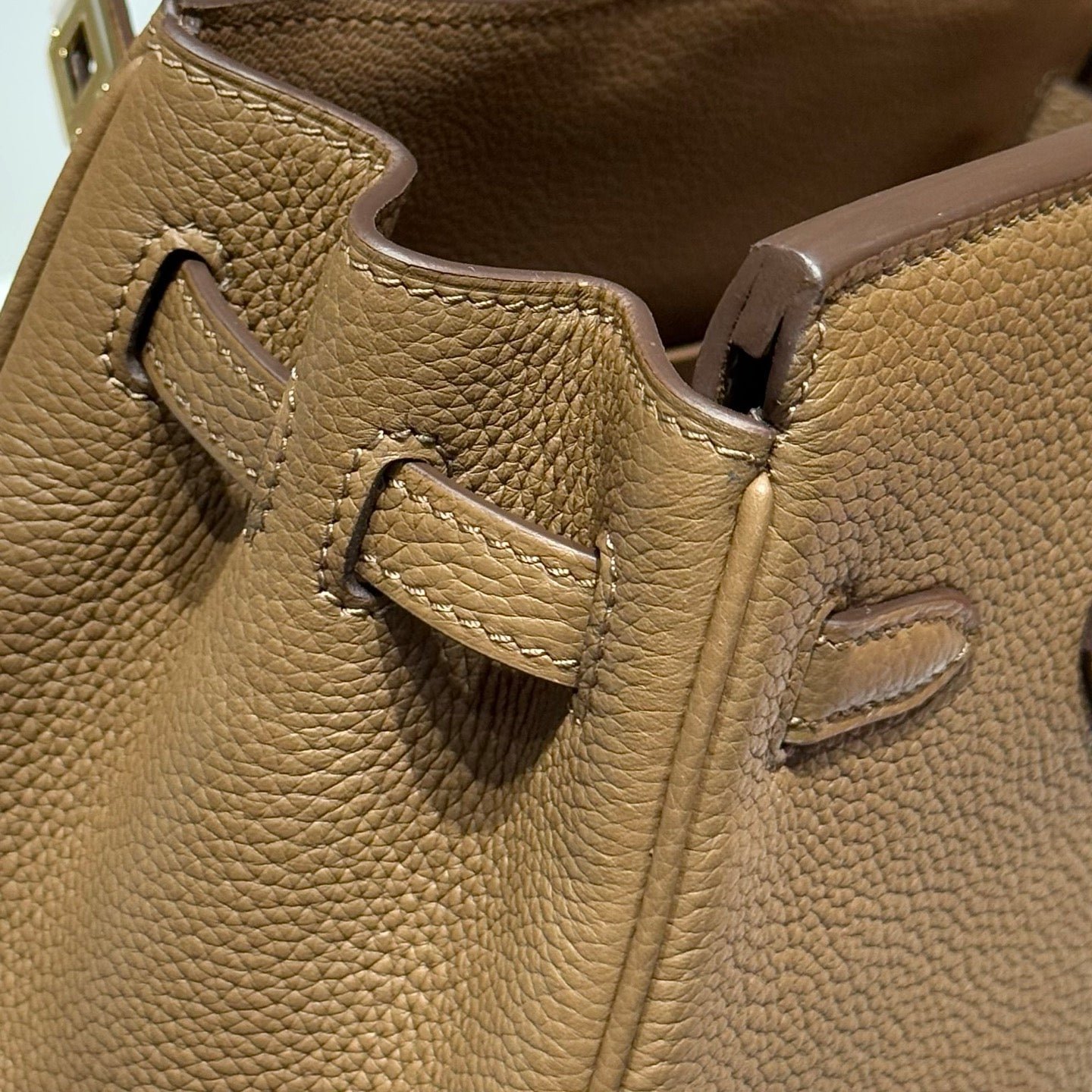 25S HERMES BIRKIN 25 IN DARK BROWN CALFSKIN GOLD HARDWARE - Image 15