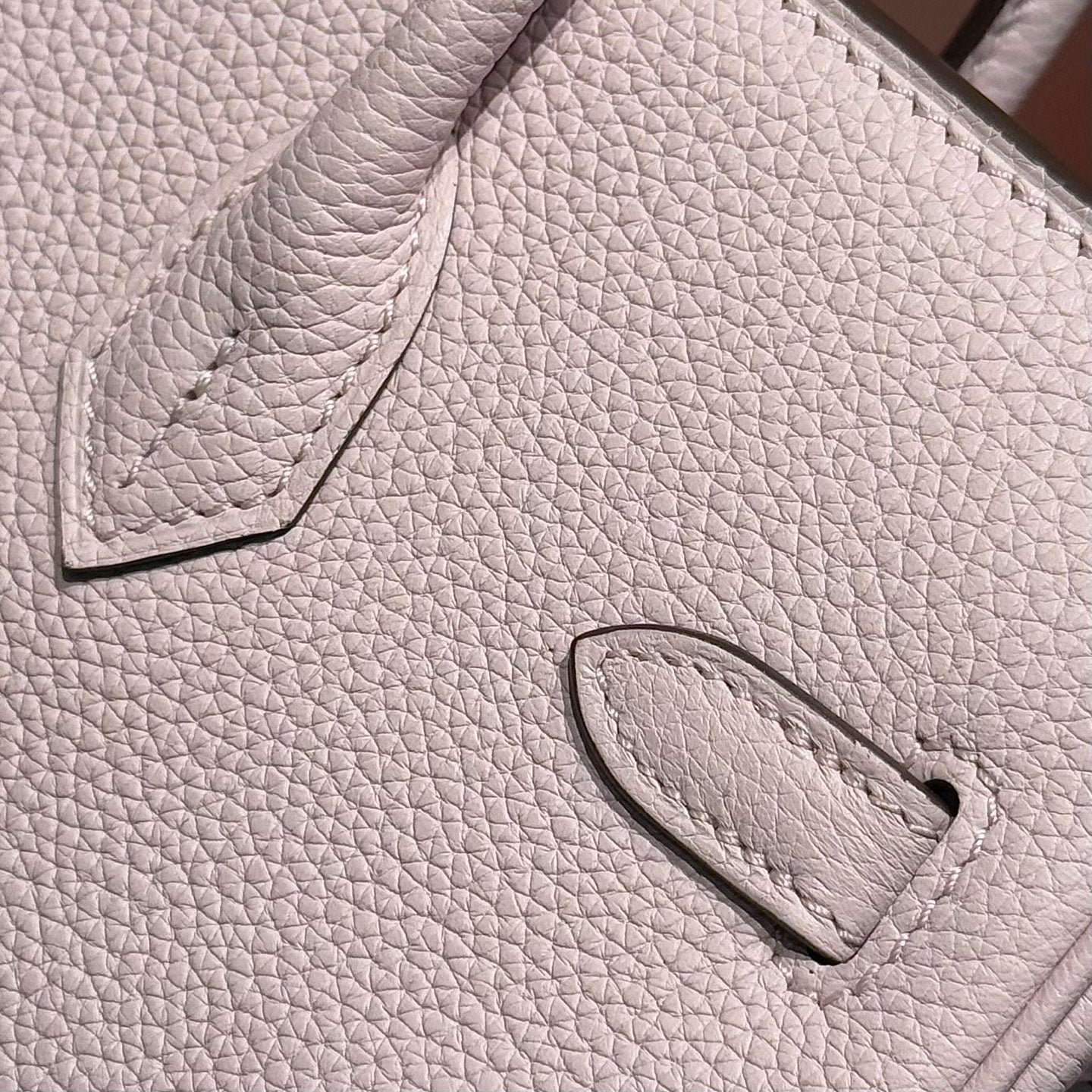 HERMES 25S MEDIUM BIRKIN 25 IN PINK BABY CALFSKIN SILVER HARDWARE - Image 7