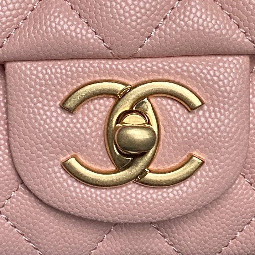 CHANEL 25S FLAP BAG 19 IN PINK CALFSKIN GOLD HARDWARE - Image 3