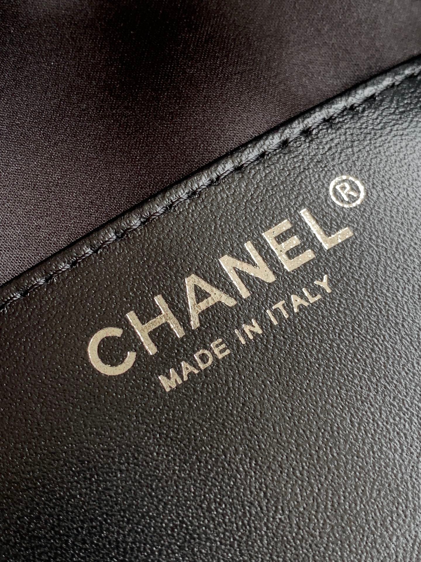 CHANEL 26S HOBO BAG 30 IN BLACK CALFSKIN - Image 9