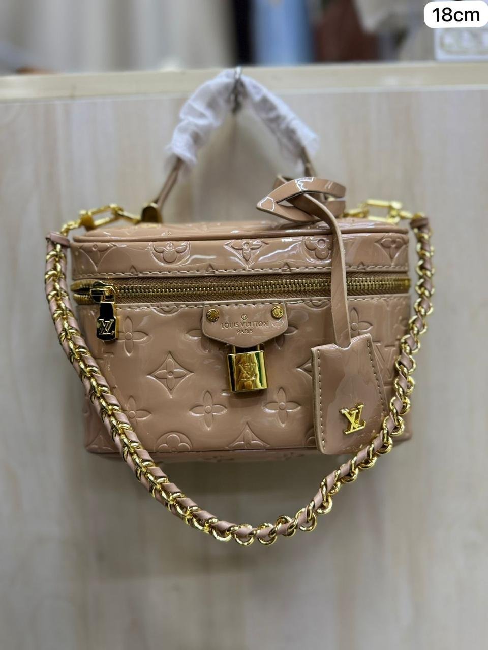 Earthy Sage 18cm Luxury Iconic Designer Bag - Image 2