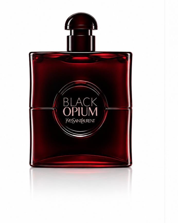 119f6801-bf18-4437-9594-4454966e4c1c YSL Black opium EDP over red - Image 1