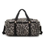 Victoria's Secret Leopard Print Weekender Travel Duffle Bag