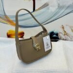 Aigner A185 Shoulder Bag – Khaki, 20 cm