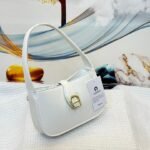 Aigner A185 Shoulder Bag – White, 20 cm