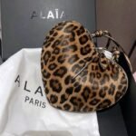 Alaïa 368 Crossbody Bag – Leopard Print Brown and Black, 22 cm