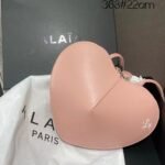 Alaïa 368 Shoulder Bag – Blush Pink, 22 cm