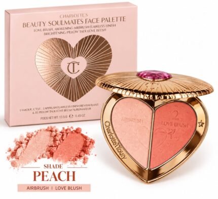 Charlotte Tilbury Pillow Talk Beauty Soulmates Face Palette | Peach