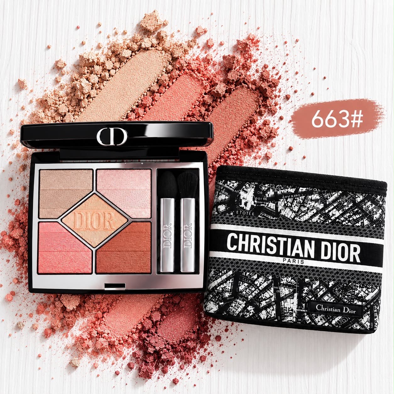 b990028f-d10f-42f6-a865-542fced18008-2 Dior Diorshow 5 Couleurs Eyeshadow Palette | 663 Saint-Honoré - Image 1