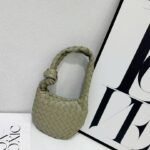 Bottega Veneta 9910-3 Hobo Bag – Sage Green, 19 cm