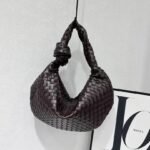 Bottega Veneta 9910 Hobo Bag – Dark Brown, 45 cm
