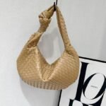 Bottega Veneta 9910 Hobo Bag – Tan, 45 cm