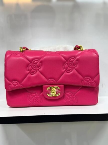 Chanel 1112-C Shoulder Bag – Fuchsia Pink, 26 cm