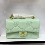 Chanel 1112-C Shoulder Bag – Mint Green, 26 cm