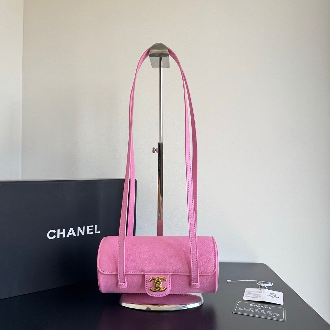chanel-2621-shoulder-bag-pink-20-cm-1.jpg Chanel 2621 Shoulder Bag – Pink, 20 cm - Image 1