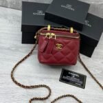 Chanel 2675 Crossbody Bag – Burgundy, 10 cm