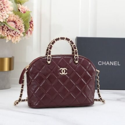 Chanel 2872 Top Handle Bag – Burgundy, 20 cm
