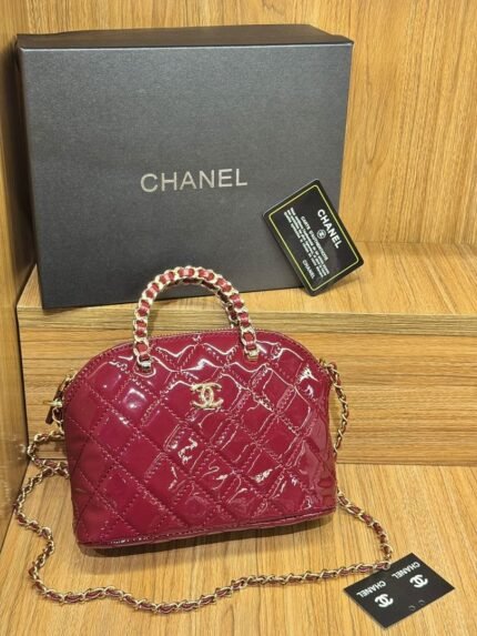 Chanel 2872 Top Handle Bag – Burgundy, 20 cm